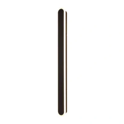 Afbeelding van Bordo LED buiten wandlamp, hoogte 90 cm, zwart, aluminium