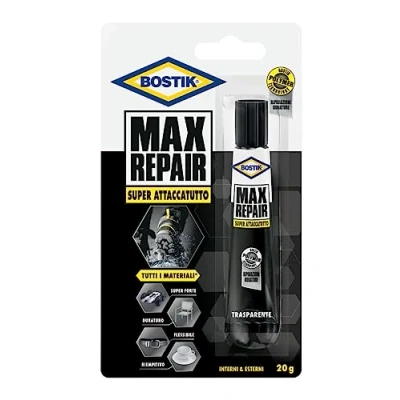 Afbeelding van Bostik MAX REPAIR Super sterke flexibele reparatielijm voor extreme hechting g 20, transparant