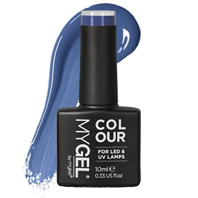 Afbeelding van Mylee Gel Nagellak 10ml [Monday Blue] UV/LED Gellak Nail Art Manicure Pedicure, Professioneel &amp; Thuisgebruik [Blue Range] Langdurig en gemakkelijk aan te brengen