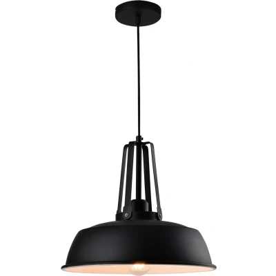 Afbeelding van QUVIO Hanglamp rond zwart QUV5080L BLACK