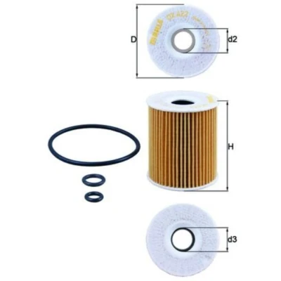 Image de Filtre à huile knecht ox422d