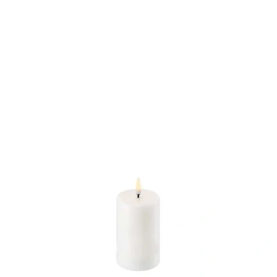 Afbeelding van Uyuni Cilinderkaars Led Nordic White 5 X 7,5 Cm