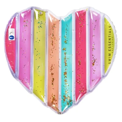 Afbeelding van Swim Essentials Luchtbed Hart Regenboog