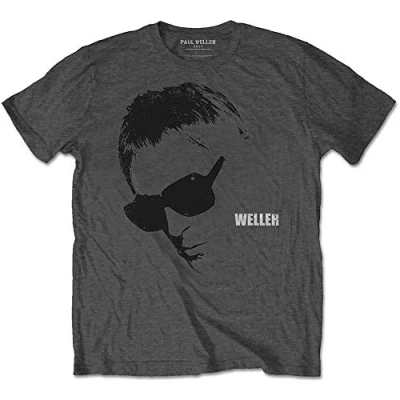 Afbeelding van Paul Weller Glasses Picture Heren T shirt XXL Grijs