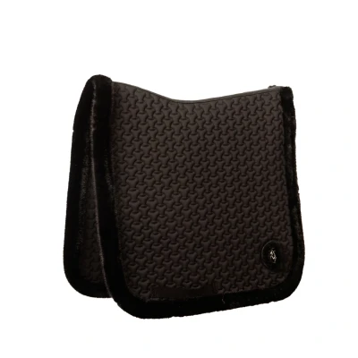 Image de Kentucky Horsewear Tapis de Selle Fake Fur Onion Quilt Dressage NoirVendu par Agradi