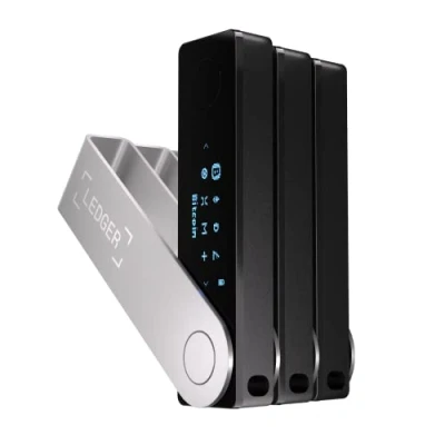 Afbeelding van Ledger Nano x Bluetooth compatibele fysieke crypto portemonnee voor mobiel gebruik (Family Pack (3 X))