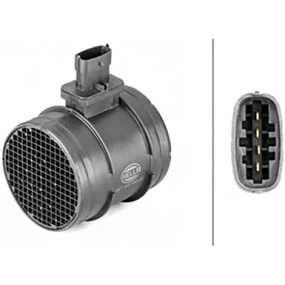 Afbeelding van HELLA 8ET 358 095 201 Luchtmassameter Zonder pakking CITROËN: Relay II Van, Platform / Chassis, PEUGEOT: Boxer Chassis