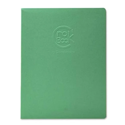 Afbeelding van Clairefontaine 6033C notitieboek Crok&#039;Book 24 vellen tekenpapier, wit, 17 x 22 cm, 90 g, staand formaat kleur willekeurig