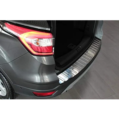 Afbeelding van Recambo Bumperbescherming van verchroomd roestvrij staal, compatibel met Ford KUGA II DM2, vanaf 2012, premium kwaliteit