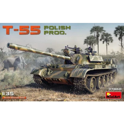 Afbeelding van Miniart T 55 Polish Prod. 1:35 MIN37068 modelbouwsets, hobbybouwspeelgoed voor kinderen, modelverf en accessoires