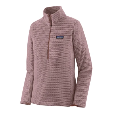 Afbeelding van R1 Air Zip neck Shirt Dames Stormy Mauve 730 L Paars Outdoor