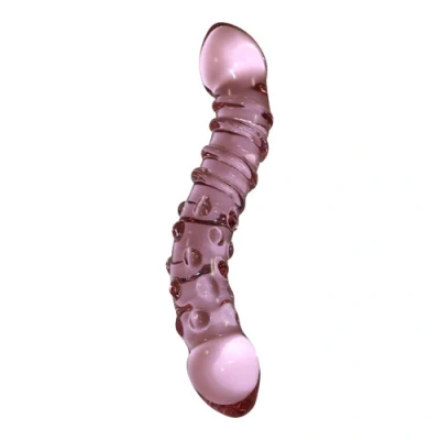 Afbeelding van Dubbele dildo van glas Icicles No 55