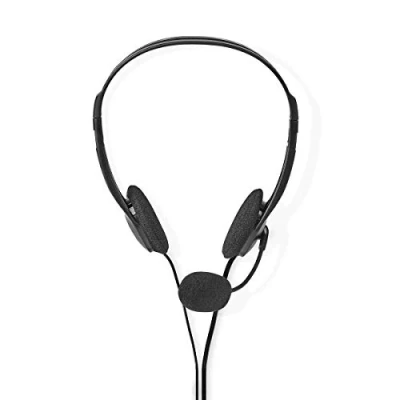 Afbeelding van PC headset Nedis (Microfoon, 2x Jack 3.5 mm, 2.0 m, Zwart)
