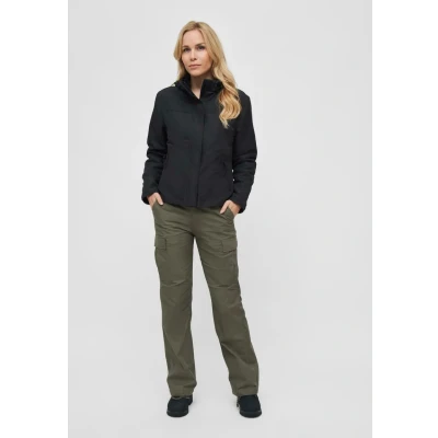 Afbeelding van Brandit Frontzip Jas, Dames, Maat: 3XL, Black