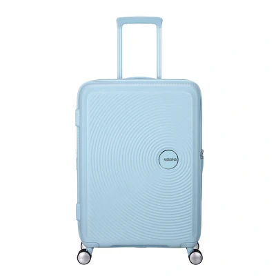 Afbeelding van American Tourister Reiskoffer Soundbox spinner 67/24 TSA uitbreidbaar Pastel Blue 3,7 kg