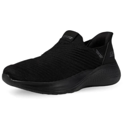 Afbeelding van Skechers Slip Ins Bobs Infinity Daily 117508 BBK, Vrouwen, Zwart, Sneakers, maat: 36