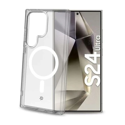 Afbeelding van Telefoonhoes Celly GELSKINMAG1067 Wit Transparant Galaxy S24 Ultra
