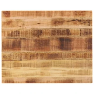 Afbeelding van Tafelblad rechthoekig 90x80x2,5 cm massief ruw mangohout