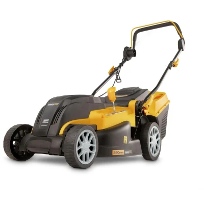 Afbeelding van Elektrische grasmaaier Powerplus 38 cm (1600W, 5 standen, Opvangbak, Mulchfunctie)