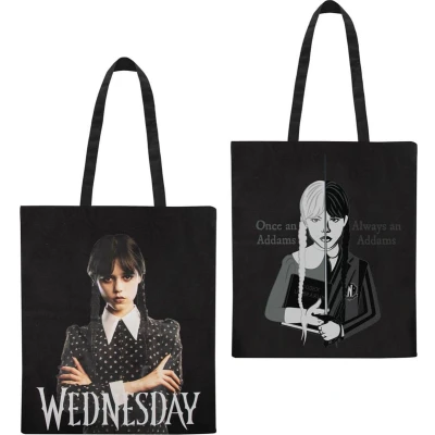 Afbeelding van Cinereplicas Wednesday Addams Tote Bag / Stoffen Tas