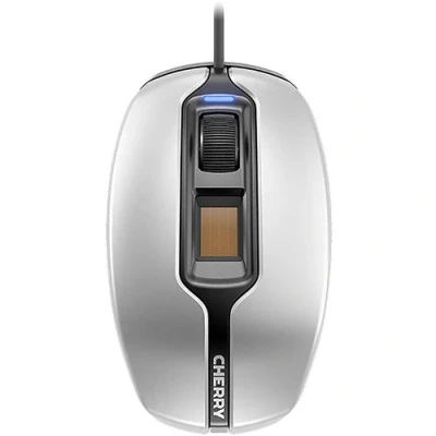 Image de CHERRY MC4900 Souris droitiers et gauchers optique 3 boutons filaire USB argent/noir
