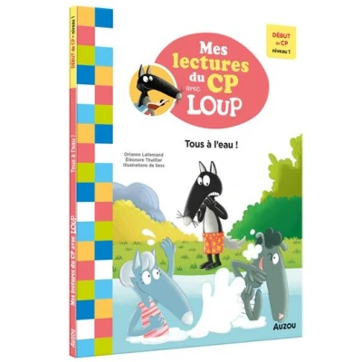 Image de Tous a l&#039;eau ! mes lecture du cp avec loup