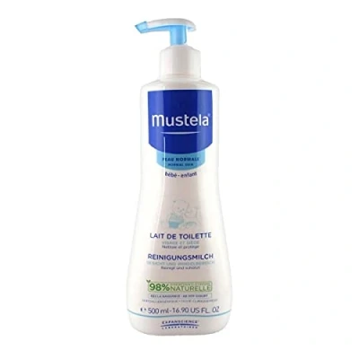 Afbeelding van Mustela Normale huid toiletmelk voor gezicht/zitting, 500 ml