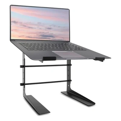 Image de Support Ordinateur Portable/Projecteur Pyle Noir réglable en hauteur