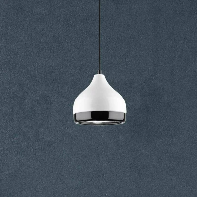 Afbeelding van Yildo 6868 hanglamp, wit/zwart, metaal, 1 lamp