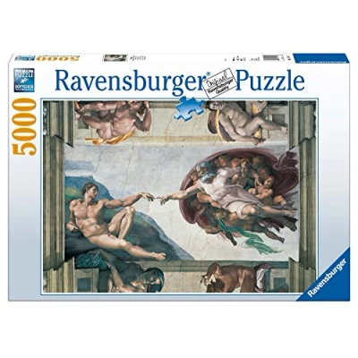 Image de Ravensburger Puzzle 5000 pièces Michel Angel : La création d&#039;Adam