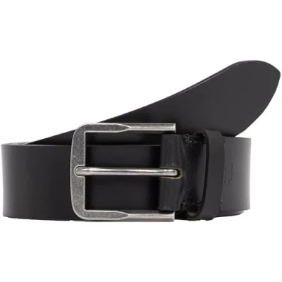 Image de Calvin Klein Ceinture classique décontractée en cuir pour homme, Noir (noir), 95