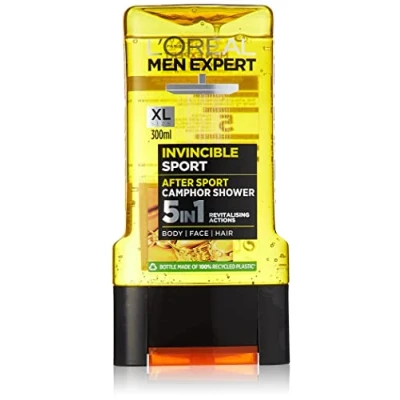Afbeelding van L&#039;Oréal Men Expert Body Face Hair Wash XL 300 ml Invincible Sport