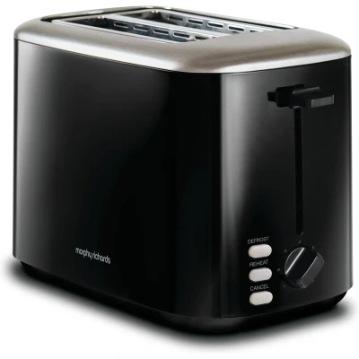 Afbeelding van Morphy Richards 222064 broodrooster 2 snede(n) 800 W Zwart