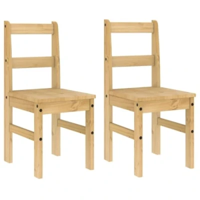 Afbeelding van Eetkamerstoelen 2 st Panama 40x46x90 cm grenenhout