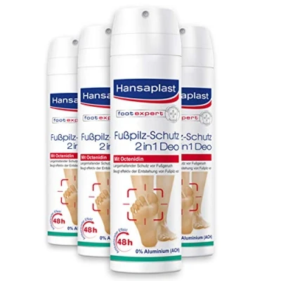 Afbeelding van Hansaplast Voetpilz 2 in 1 Deo, 150 ml Oplossing
