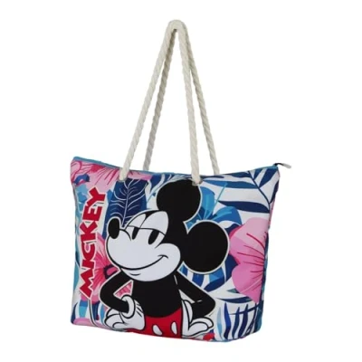 Afbeelding van Karactermania Disney Mickey Mouse Bloesem Zon Strandtas met rits Shopper