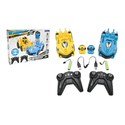 Afbeelding van Lexibook, Disney Stitch en Leroy 3D walkietalkies, bereik 500 m, 2 communicatiekanalen, riemclip, blauw/rood, TW18D