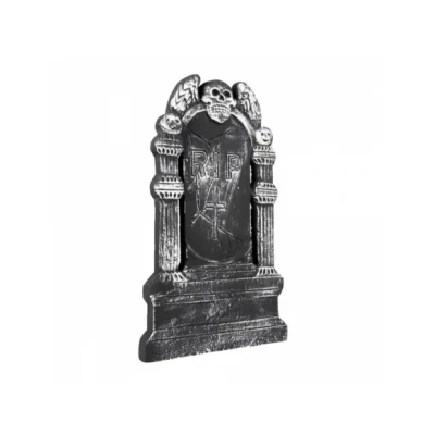 Afbeelding van Boland Grafsteen Flying skull &#039;RIP&#039; Horror