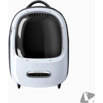 Afbeelding van PETKIT Breezy Dome Wit Reistas Kat Draagtas Hond kleine Honden en Katten Lichtgewicht Met Licht Ventilator