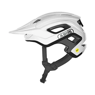 Afbeelding van Abus CliffHanger MIPS MTB helm Shiny White L (57 61 cm)