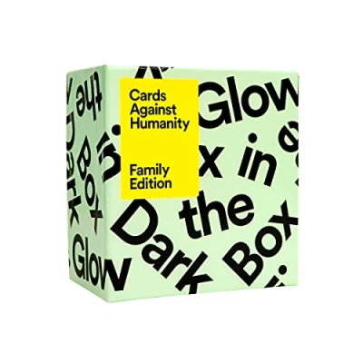 Afbeelding van Cards Against Humanity Family Edition First Expansion Glow In The Dark Box