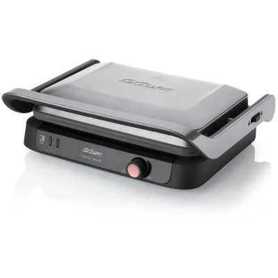 Afbeelding van arzum AR2001 Tosti apparaat Controlelampje, Grillfunctie, Anti aanbaklaag Zilver