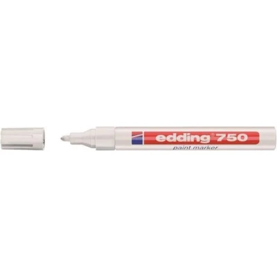 Afbeelding van Viltstift edding 750 lakmarker rond 2 4mm wit