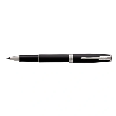 Afbeelding van Parker Sonnet Matte Black CT Rollerball Kleur: Zwart De Vulpenwereld