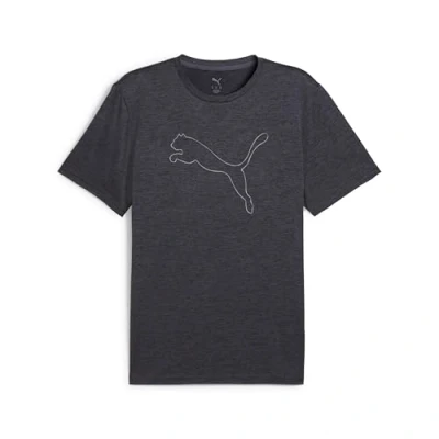 Afbeelding van Puma Essential CAT TEE Sport Tshirt, Heren, Maat: Large, Galactic gray heather