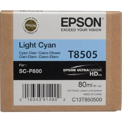 Afbeelding van Epson T8505 Inktcartridge Licht cyaan