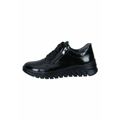 Afbeelding van Waldläufer Sportieve veterschoenen, Dames, Maat: 37, Schwarz Wol