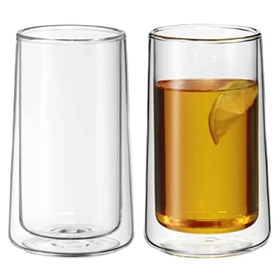 Afbeelding van WMF 2 stuks theeglas, dubbelwandig, van glas, transparant