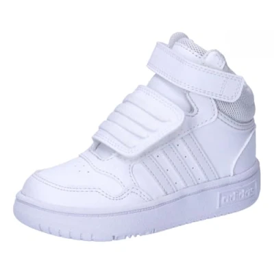 Afbeelding van adidas Hoops Mid Shoes lage schoenen, die geen voetbal zijn, uniseks kinderen, Cloud Wit/Cloud White