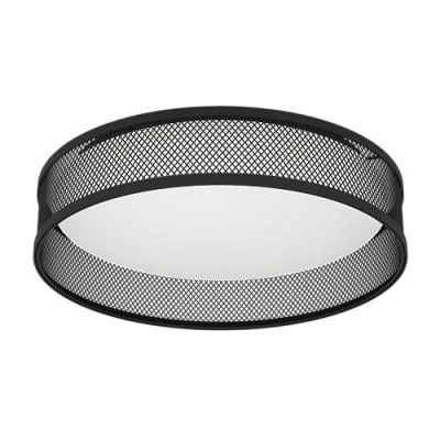 Afbeelding van EGLO Luppineria Plafondlamp LED Ø 38,5 cm Zwart/Wit Staal